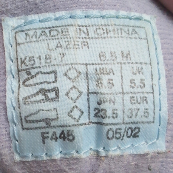 Brunswick LAZER K518-7 Sz 6.5 M Purple Bowling Shoes - Picture 8 of 9